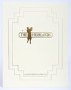 Banquet/Presentation Pocket Folder Logo Stamped In Gold Holds 8.5x11 Inserts