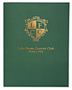 Banquet Pocket Folder with Gold Foil Stamped Logo